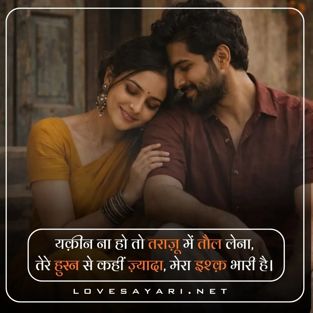 Love Shayari ЁЯШН┬а in Hindi