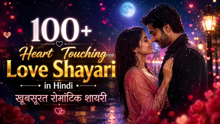 Heart Touching Love Shayari in Hindi
