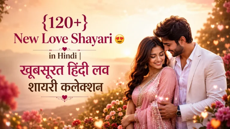 Love Shayari 😍 in Hindi